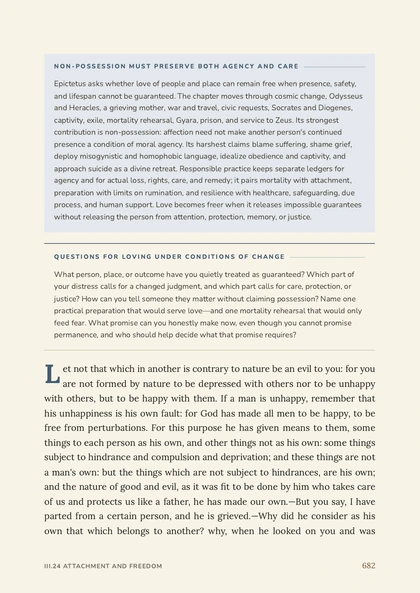 Page from our explained edition of Discourses, Physical page 682 of the final PDF edition